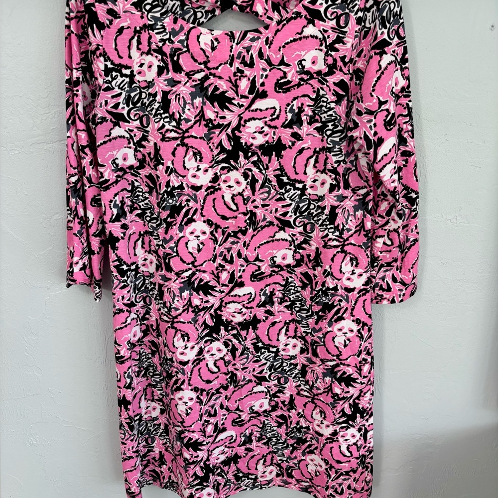 Lilly Pulitzer Bay Hangin w/ My Boo Hibiscus Pink Dress